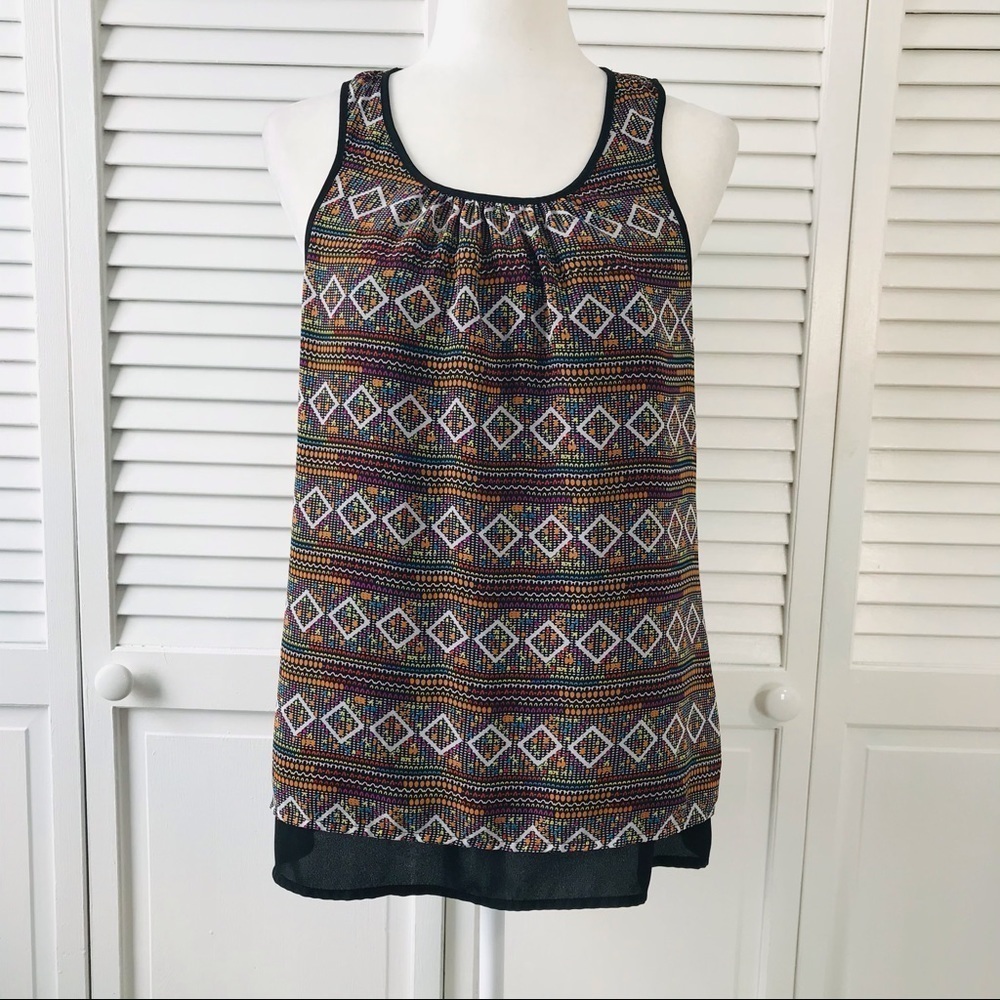 DANIEL RAINN Open Back Tank Top Size Small